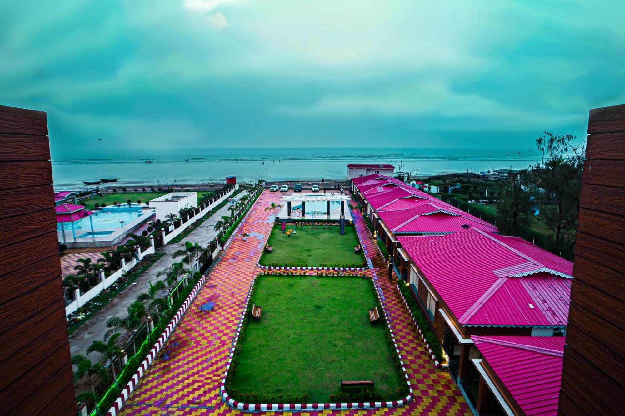 Prasant On Beach Resort !! Lift - Wifi -Restaurant-Parking Facilities-Newly Decorated Room !! Mandarmani Eksteriør bilde